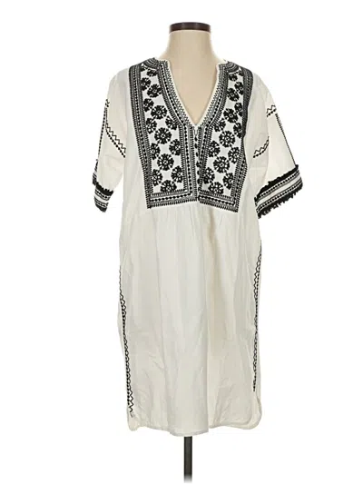 Pre-owned Mng Suit Casual Dress In White