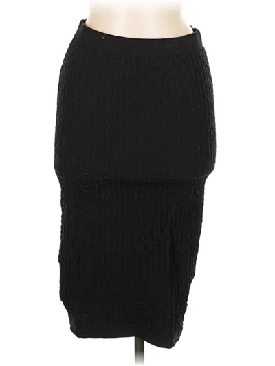 Pre-owned Mng Suit Casual Skirt In Black