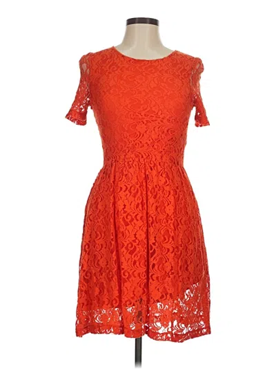 Pre-owned Mng Suit Cocktail Dress In Orange