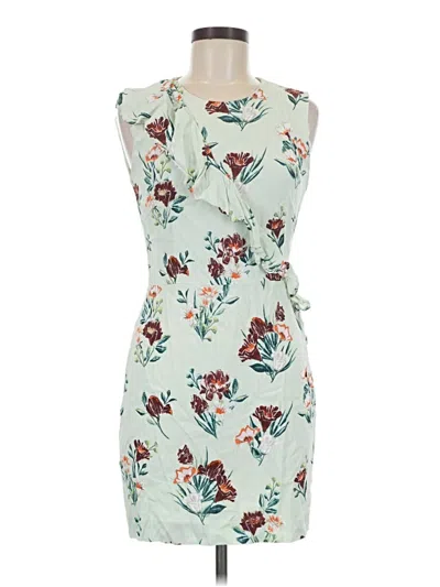 Pre-owned Mng Suit Cocktail Dress In Teal