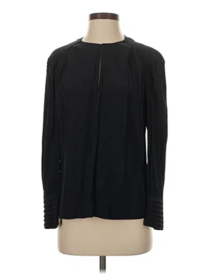 Pre-owned Mng Suit Long Sleeve Blouse In Black