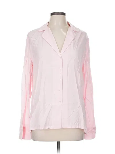 Pre-owned Mng Suit Long Sleeve Blouse In Pink