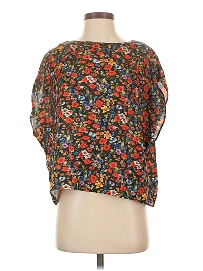 Pre-owned Mng Suit Short Sleeve Blouse In Orange