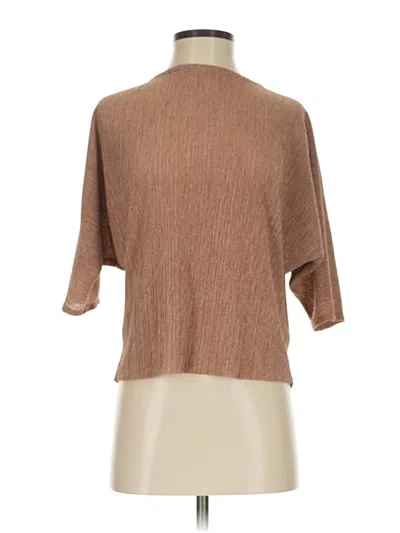 Pre-owned Mng Suit Short Sleeve Turtleneck In Brown