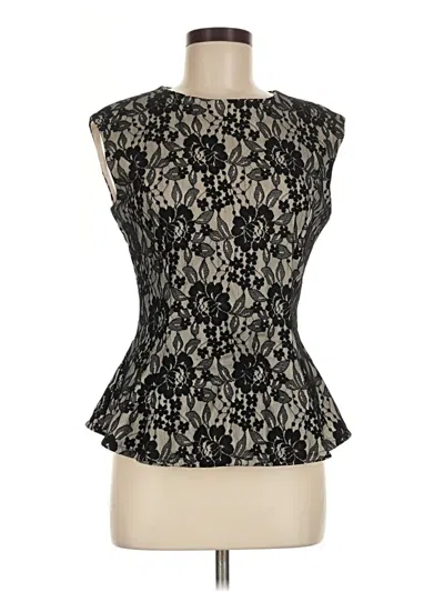 Pre-owned Mng Suit Sleeveless Blouse In Black