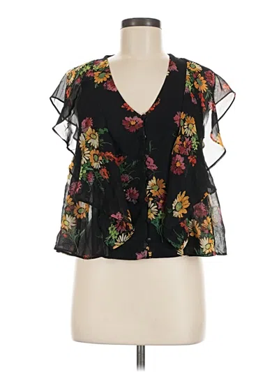 Pre-owned Mng Suit Sleeveless Blouse In Black