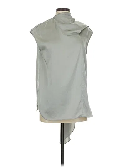 Pre-owned Mng Suit Sleeveless Blouse In Gray