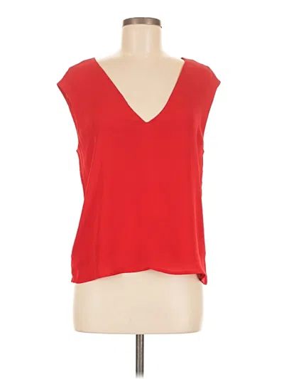 Pre-owned Mng Suit Sleeveless Blouse In Red