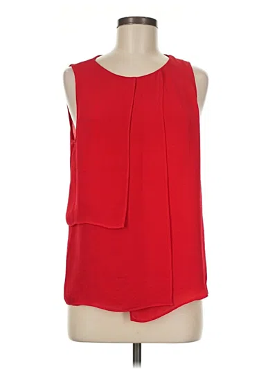 Pre-owned Mng Suit Sleeveless Blouse In Red