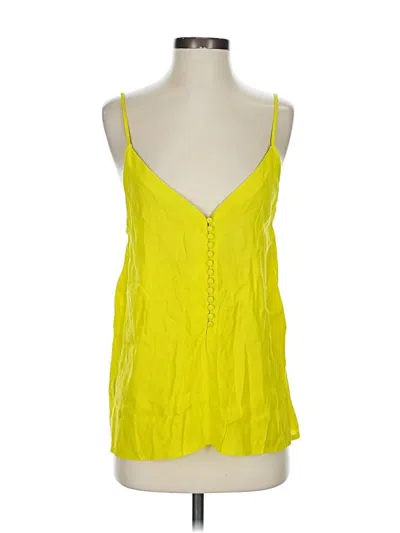 Pre-owned Mng Suit Sleeveless Blouse In Yellow