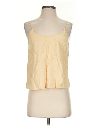 Pre-owned Mng Suit Sleeveless Blouse In Yellow