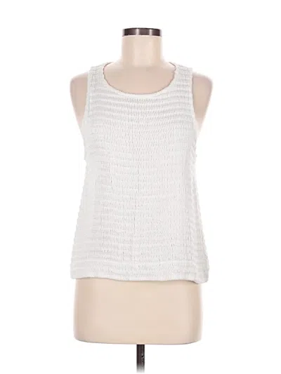 Pre-owned Mng Suit Tank Top White Halter Neckline Tops