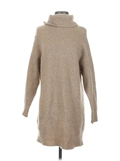 Pre-owned Mng Suit Turtleneck Sweater In Brown