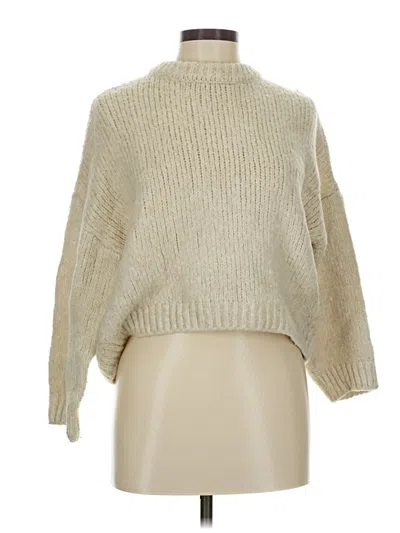 Pre-owned Mng Suit Turtleneck Sweater In White