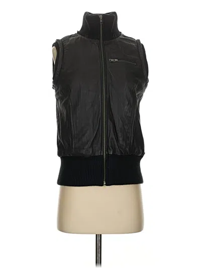 Pre-owned Mng Sweater Vest In Black