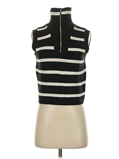 Pre-owned Mng Sweater Vest In Black