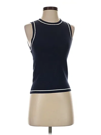 Pre-owned Mng Sweater Vest In Blue
