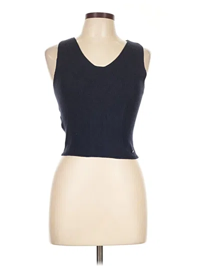 Pre-owned Mng Sweater Vest In Blue