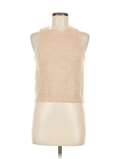 Pre-owned Mng Sweater Vest In Brown