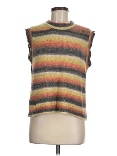 Pre-owned Mng Sweater Vest In Brown