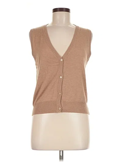 Pre-owned Mng Sweater Vest In Brown