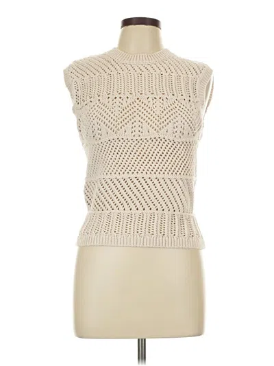 Pre-owned Mng Sweater Vest In Ivory