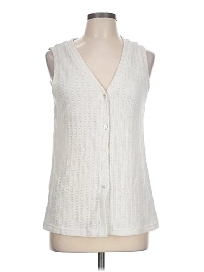 Pre-owned Mng Sweater Vest In Ivory