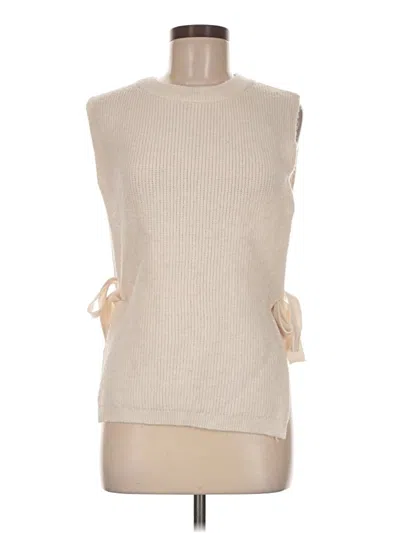 Pre-owned Mng Sweater Vest In Ivory