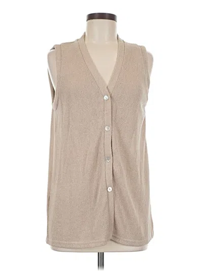 Pre-owned Mng Sweater Vest In Tan