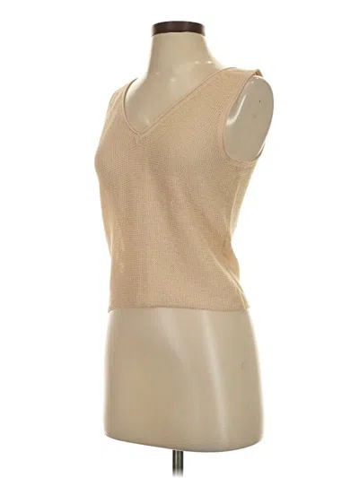 Pre-owned Mng Sweater Vest In Tan
