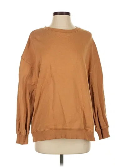 Pre-owned Mng Sweatshirt In Brown
