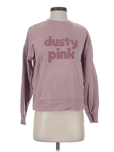 Pre-owned Mng Sweatshirt In Pink