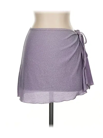 Pre-owned Mng Swimsuit Cover Up In Purple