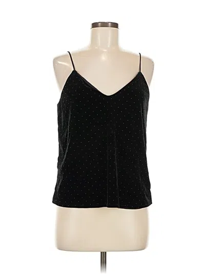 Pre-owned Mng Tank Top Black Halter Neckline Tops