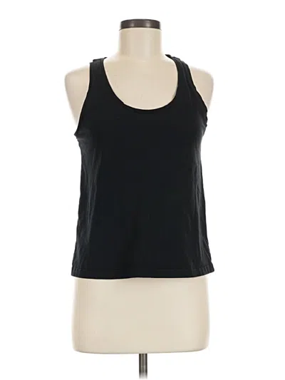 Pre-owned Mng Tank Top Black Halter Neckline Tops