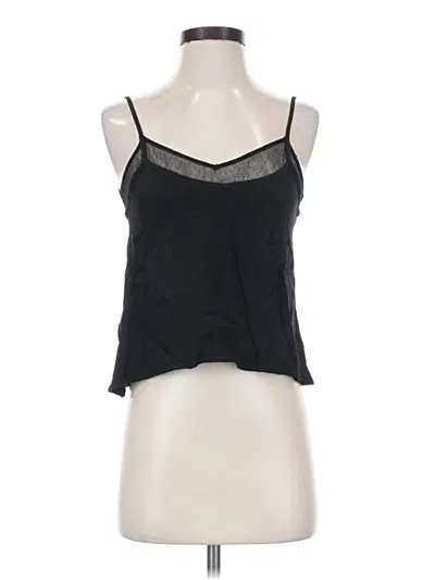 Pre-owned Mng Tank Top Black Strapless Neckline Tops