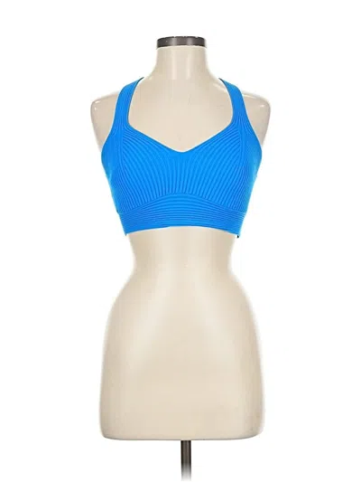 Pre-owned Mng Tank Top Blue Halter Neckline Tops