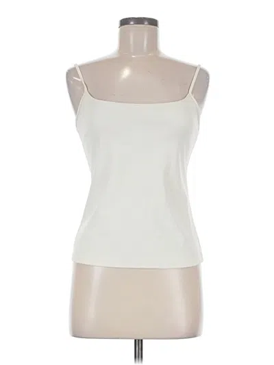 Pre-owned Mng Tank Top Ivory Strapless Neckline Tops