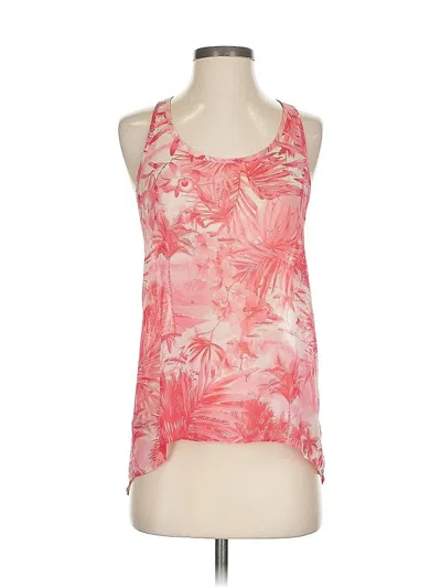 Pre-owned Mng Tank Top Pink Halter Neckline Tops