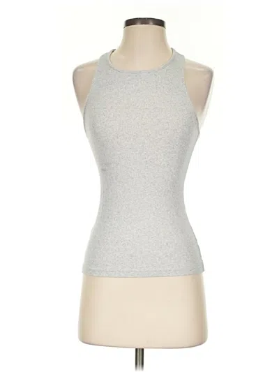 Pre-owned Mng Tank Top Silver Halter Neckline Tops