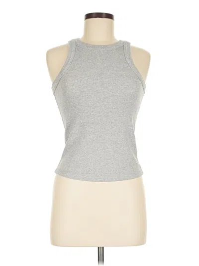 Pre-owned Mng Tank Top Silver Halter Neckline Tops