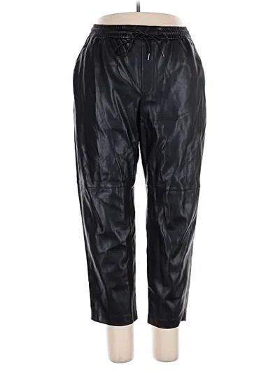 Pre-owned Mng Track Pants In Black