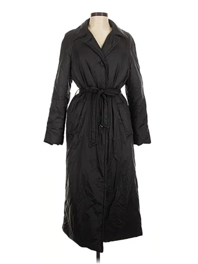 Pre-owned Mng Trenchcoat In Black