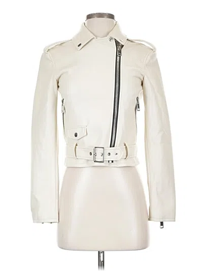 Pre-owned Mng Trenchcoat In White