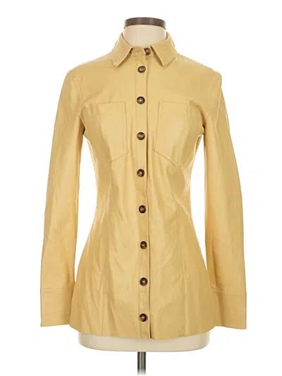 Pre-owned Mng Trenchcoat In Yellow