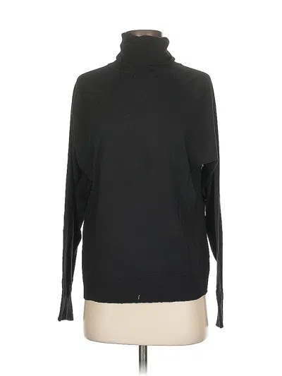 Pre-owned Mng Turtleneck Sweater In Black