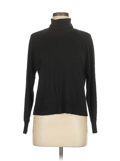 Pre-owned Mng Turtleneck Sweater In Black
