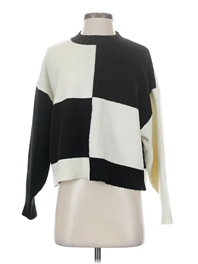 Pre-owned Mng Turtleneck Sweater In Black
