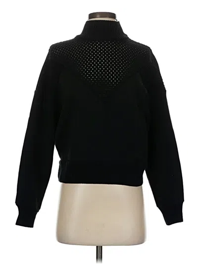Pre-owned Mng Turtleneck Sweater In Black