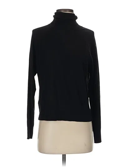 Pre-owned Mng Turtleneck Sweater In Black